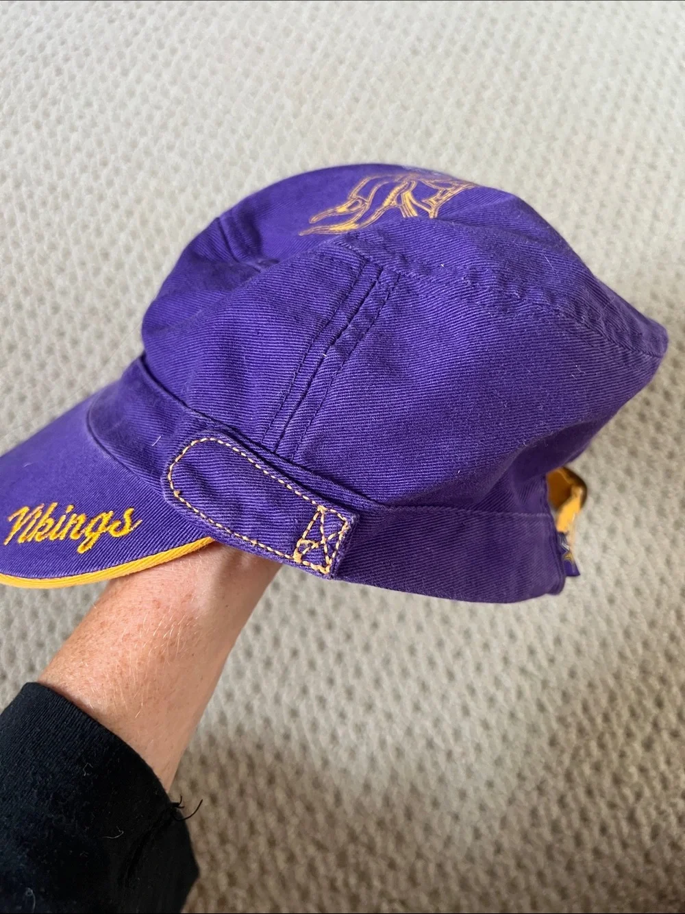 Reebok Purple and Gold Vikings Cap